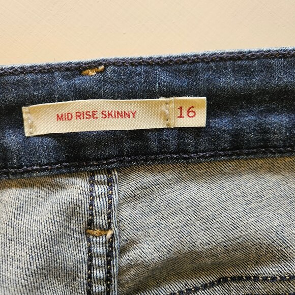 Levi's Mid Rise Skinny Jeans 16S style 58575 - Picture 3 of 6